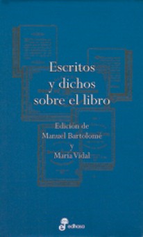 Escritos y dichos sobre el libro - 
